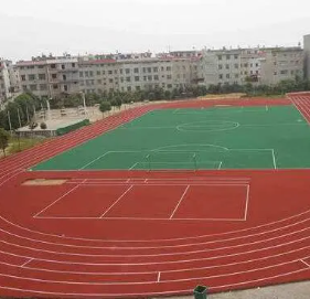 塑胶跑道 EPDM 硅Pu篮球场幼儿园塑胶步道